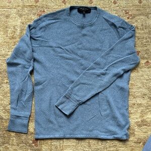 Rag & Bone Soft Blue Knit Top